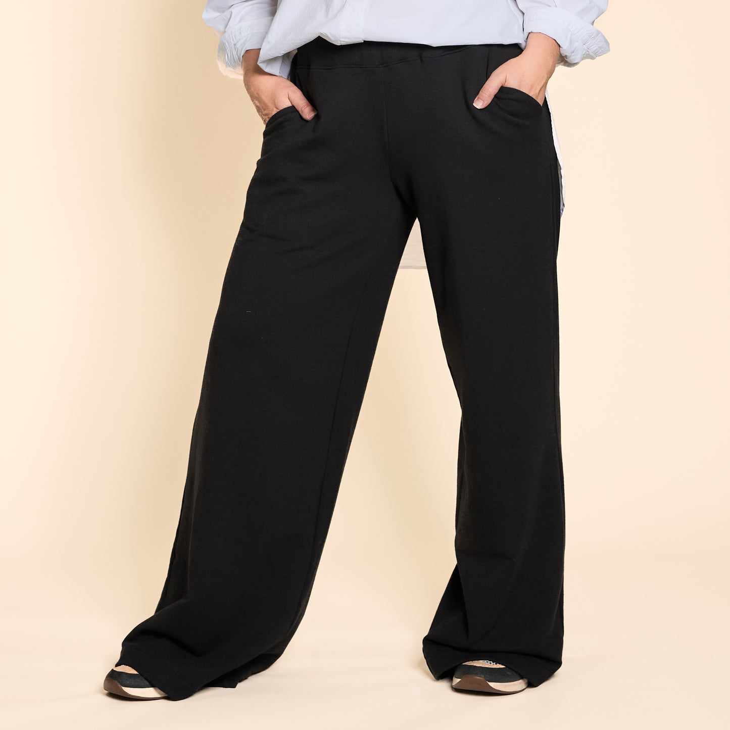 Wide Leg Lux Pant - Black