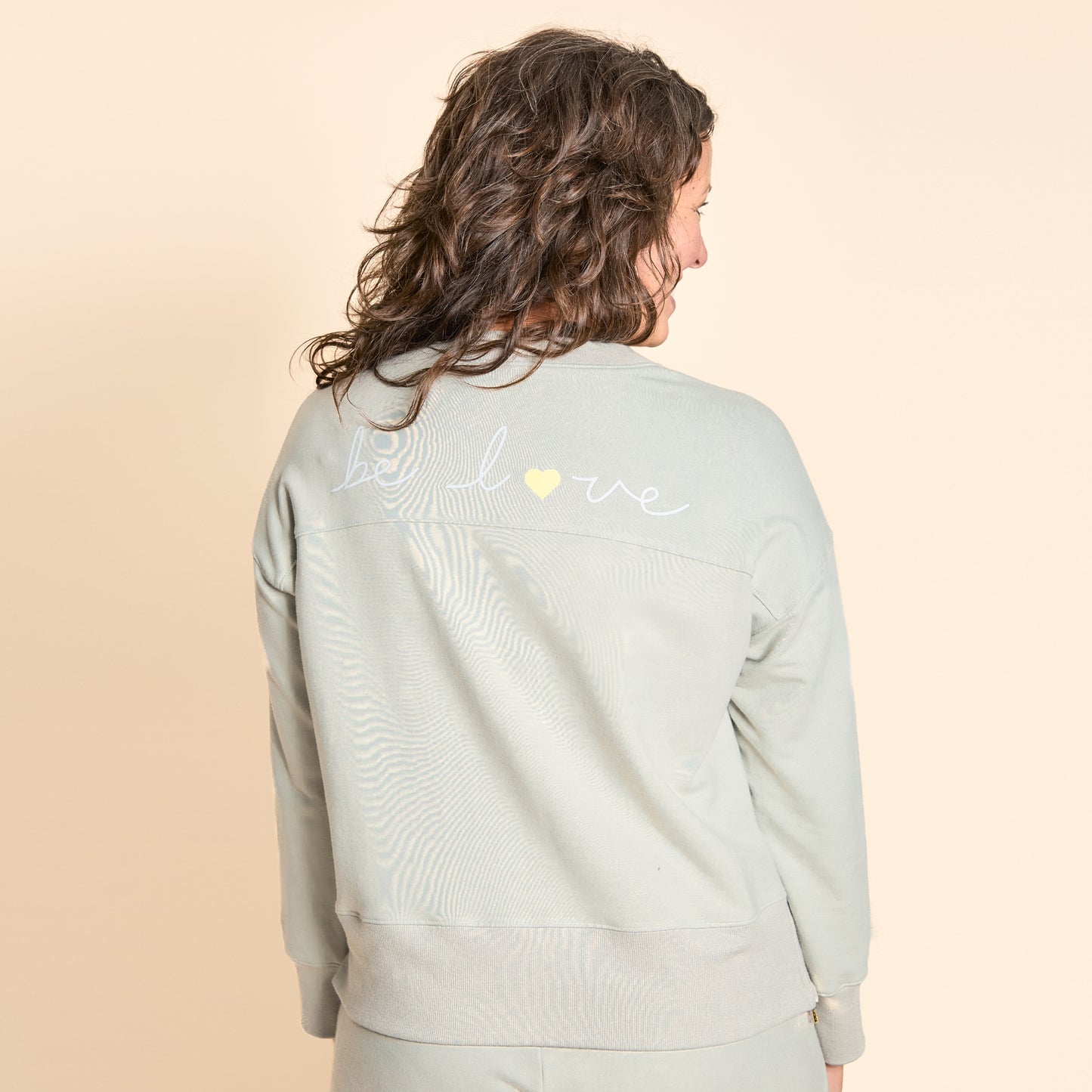 Be Love Lux Crewneck Sweatshirt - Misty Mint