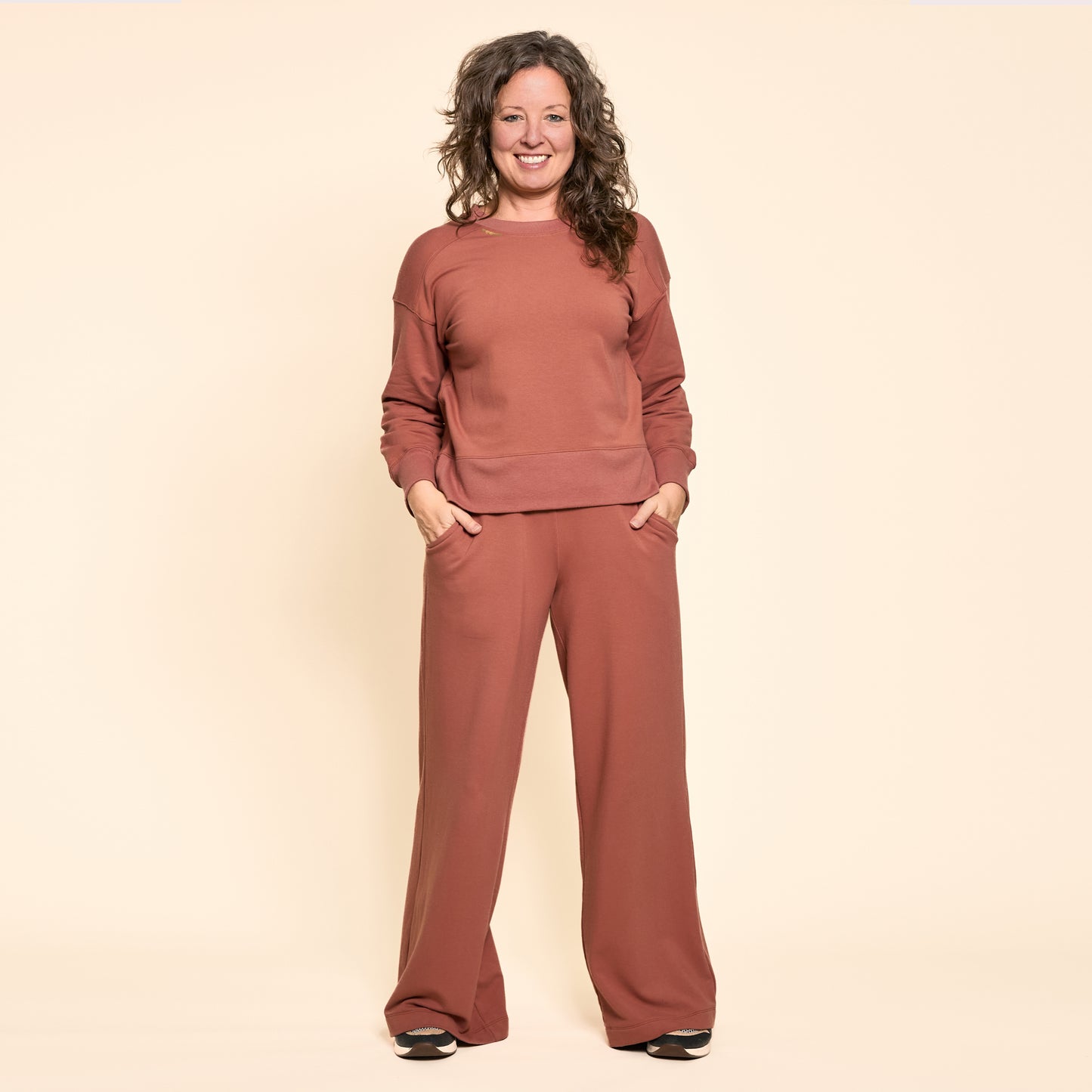 Wide Leg Lux Pant - Terracotta