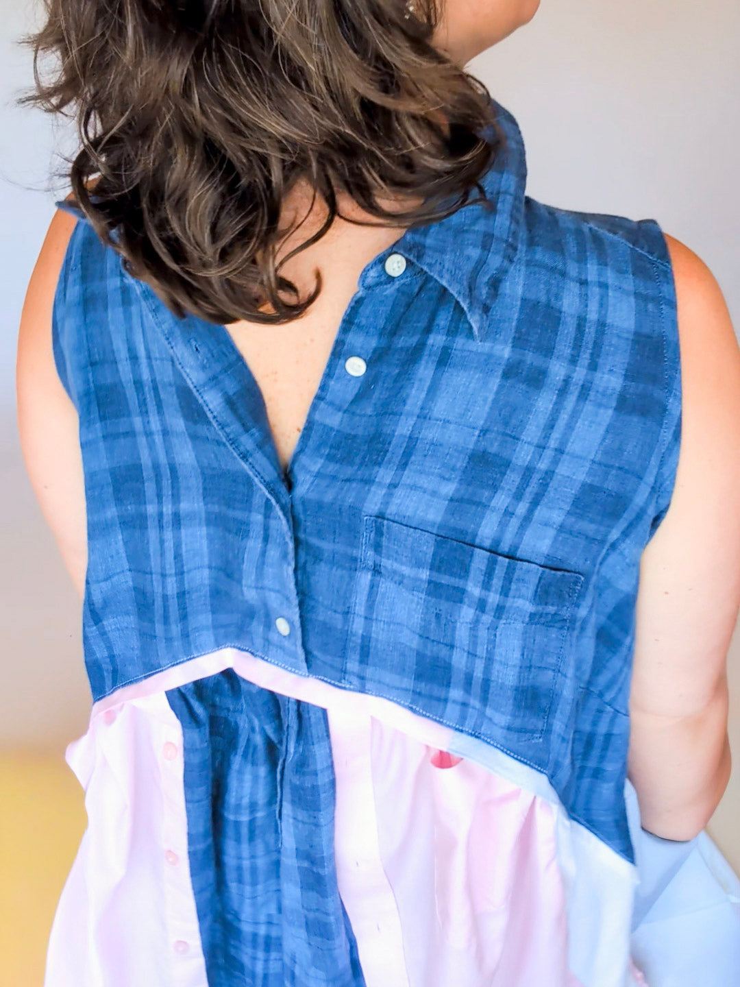 Jumin Dress - Baby Blue/ Baby Pink/ Navy